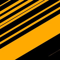 diagonal stripes patterns and design in bright orange gold on a black background