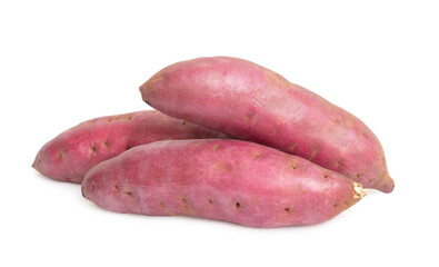sweet potato isolate on the white background.