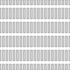 Geometric vector pattern with triangular elements. Seamless abstract ornament for wallpapers and backgrounds. Black and white colors. 