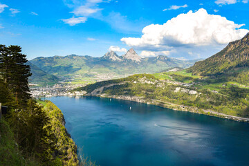 Naklejka na ściany i meble Swiss Alps