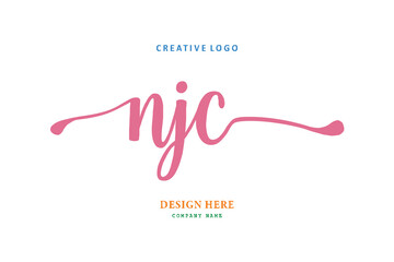 NJC lettering logo is simple, easy to understand and authoritative