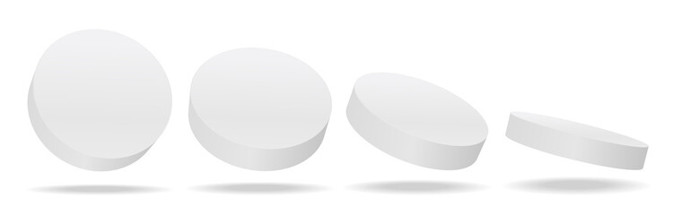 Round Box mockup, 丸い箱のモックアップ