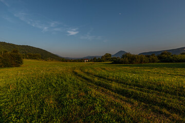 landscape on the field