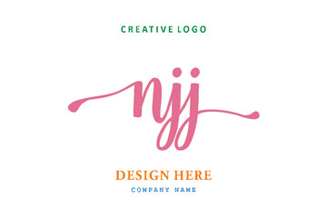 NJJ lettering logo is simple, easy to understand and authoritative