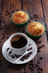 Coffee and cupcakes