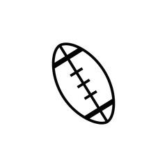 American Football Icon Flat