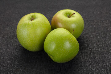 Green ripe apple
