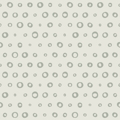 Dots seamless pattern, beige. A seamless retro pattern with dots.
