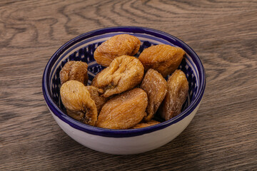 Dry sweet fig fruit heap