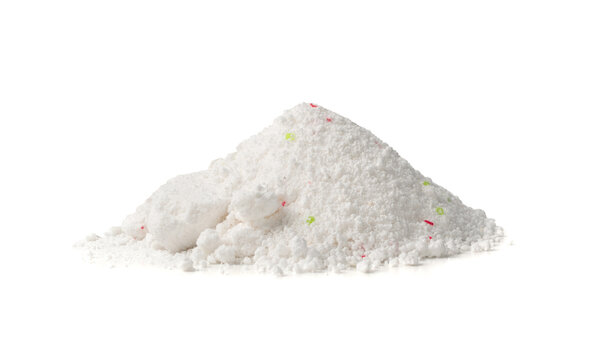 Pile Of Laundry Detergent Powder Or Washing Soap Powder