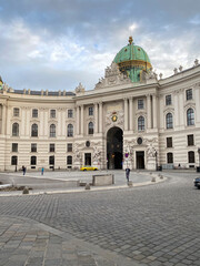 Obraz premium View from the buildings, city center. Vienna, Austria