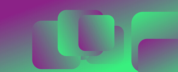 Square shapes composition geometric abstract background. 3D shadow effects and fluid gradients. Modern overlapping forms