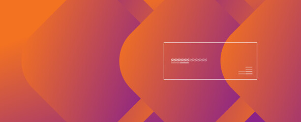 Square shapes composition geometric abstract background. 3D shadow effects and fluid gradients. Modern overlapping forms