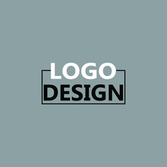 Logo design simple and template 