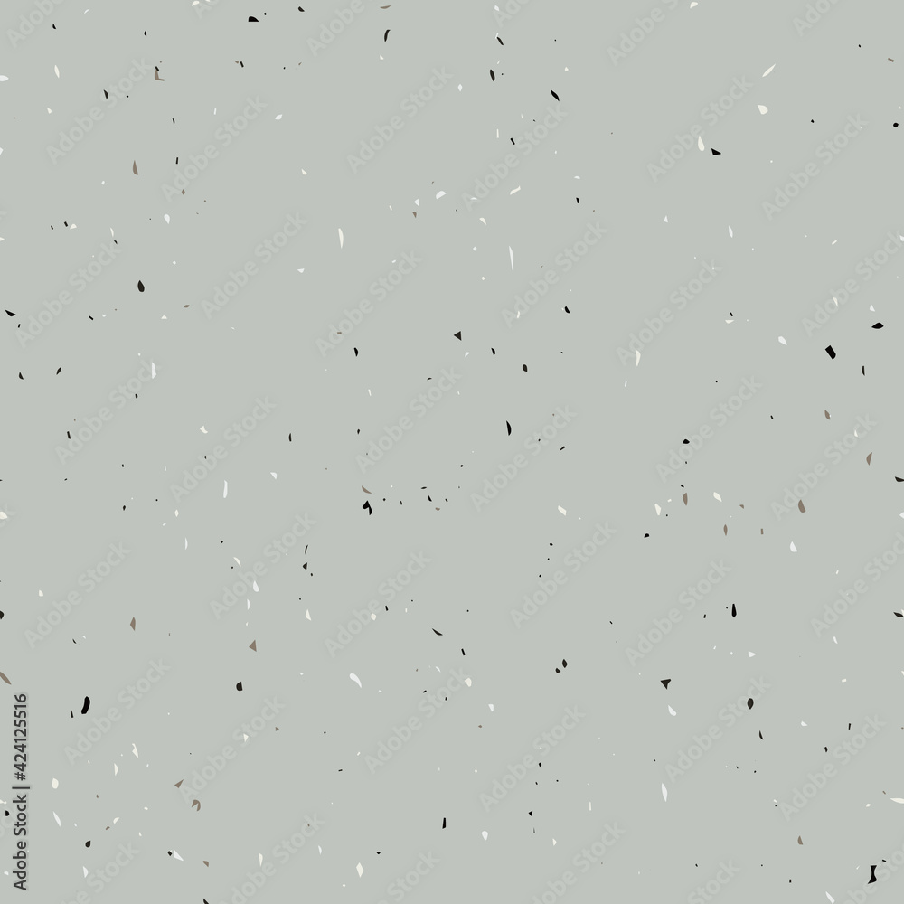 Poster Terrazzo flooring textured surface modern abstract pattern. Vector seamless abstract repeat with chips of marble or granite in soft pastel  colors.