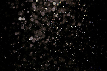 Black bokeh texture