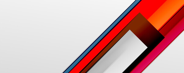 Multicolored lines background. Design template for business or technology presentations, internet posters or web brochure covers