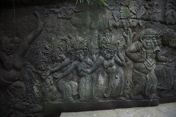 Ancient carving on the wall