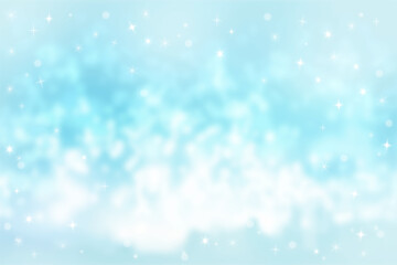 キラキラ 背景素材 ライトブルー