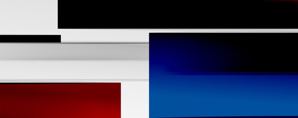 Fototapeta premium Multicolored lines background. Design template for business or technology presentations, internet posters or web brochure covers