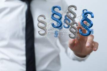 rendering digital paragraph law symbol