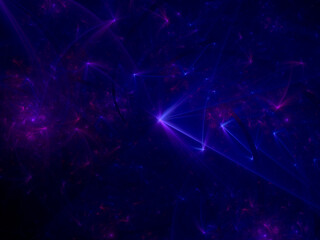 Obraz premium Abstract Illustration of Modern Fractal Background