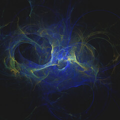 Abstract Illustration of Modern Fractal Background