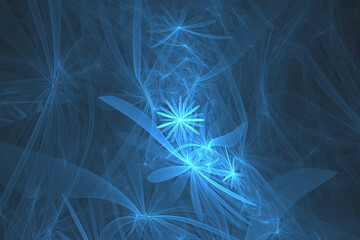 Abstract Illustration of Modern Fractal Background