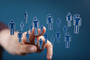 Unity group and teamwork concept