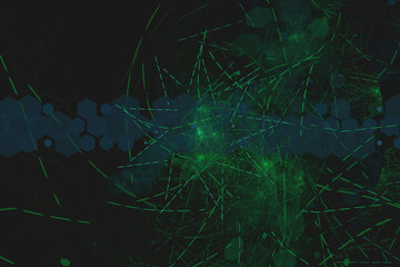 Abstract Illustration of Modern Fractal Background