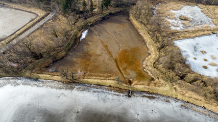 Breeding ponds in Kaczawskie Mountains in Lower Silesia (Poland)
