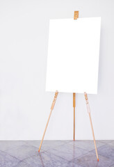 Blank poster signboard wooden easel stand Painting Art equipment