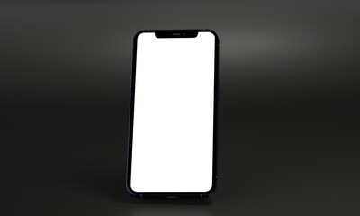phone 3d illustration mockup smartphone isolated