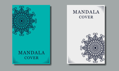 luxury mandala with abstract background. Decorative mandala design for card, cover, print, poster, brochure, banner, invitation.