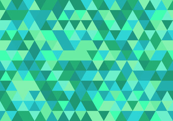Abstract green Pattern Triangle background texture geometric, abstract vector decoration.