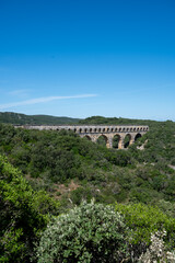 Obraz premium Pont du Gard dans le sud de la France