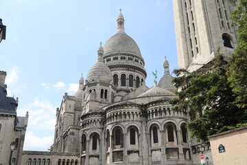 old catholic church in the mont montmartre paris