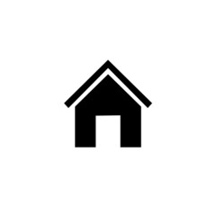 Hut for the dog. Vector drawing.