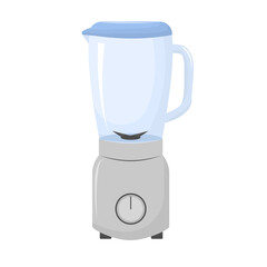 vector illustration of a smoothie blender, isolated on a white background. Kitchen device