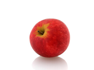 red apple isolated on white