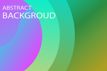 Colorful geometric background. Trendy composition of gradient shapes. Vector illustration