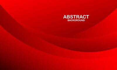 Red abstract geometric background. Dynamic shapes composition. Vector illustration