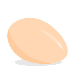 Egg. Vector illustration, isolated on a white background.