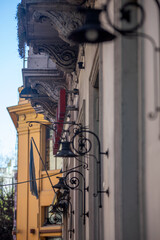 street lamp in the city