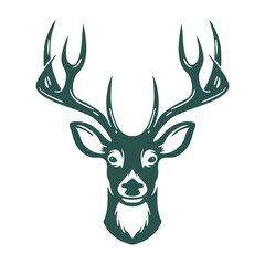 Deer Logo Template 
Deer Silhouette Vector Template 