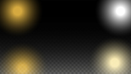 Gold Glitter Vector Texture on a Black. Golden Glow Pattern. Golden Christmas and New Year Snow. Golden Explosion of Confetti. Star Dust. Abstract Flicker Background with a Party Lights Design.