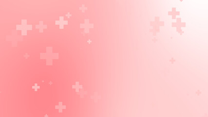 Medical health red cross pattern background. Abstract healthcare for World Blood Donor Day.