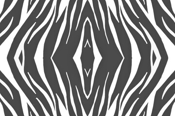 Seamless Zebra Stripes. Fashion Safari Banner. Watercolor Wild Print. Black Cheetah Ornament. Gray Zebra Pattern. Abstract Animal Banner. Watercolor Zoo Skin. Seamless Zebra Repeat.