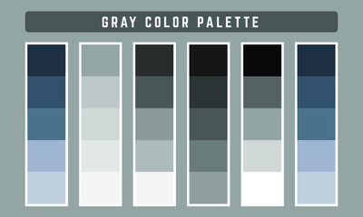 Gray Vector Color Palette
