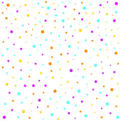 Obraz premium Colorful Polka Dots Pattern